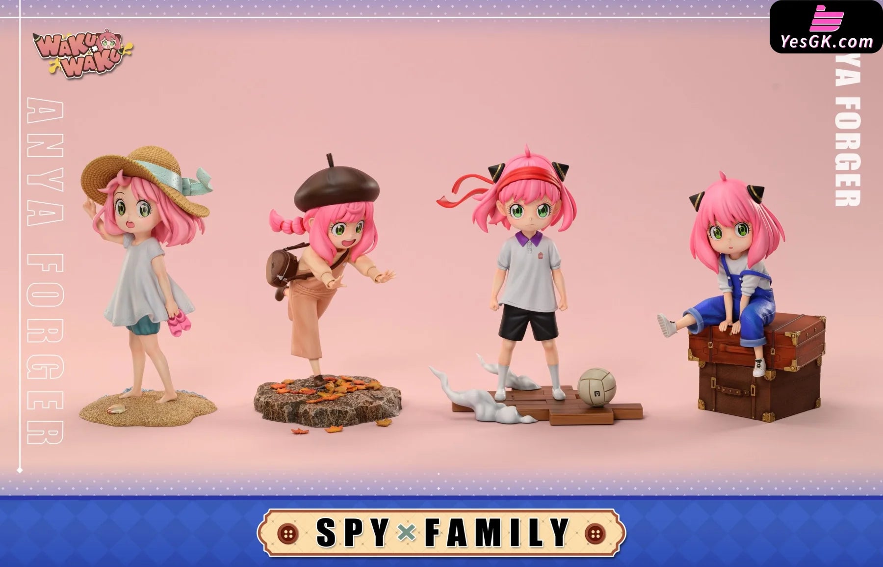 Spy X Family Overalls Pink Girl Resin Statue - Wakuwaku Studio [Pre-Order] Spy Family