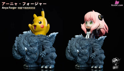 Spy x Family & Pokemon Pikachu and Anya cosplay Big Monster Series randomly interrupts Anya leaving the set after work