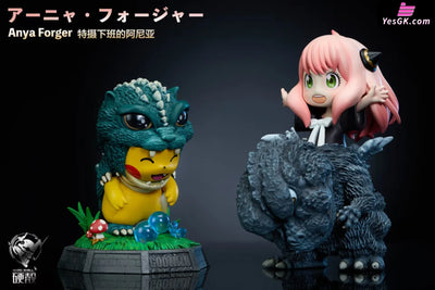 Spy x Family & Pokemon Pikachu and Anya cosplay Big Monster Series randomly interrupts Anya leaving the set after work