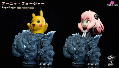 Spy x Family & Pokemon Pikachu and Anya cosplay Big Monster Series randomly interrupts Anya leaving the set after work