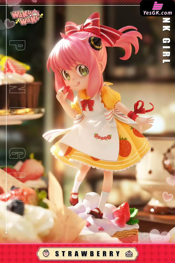 Spy x Family Strawberry Girl Anya Forger 1/8 GK Statue - WakuWaku Studio [Pre-Order] - SPY x FAMILY