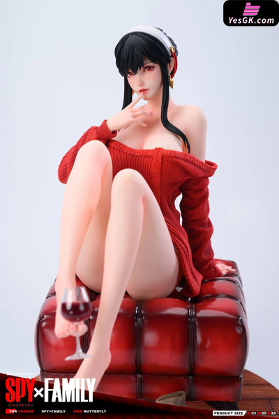 Spy x Family Tipsy Yor Forger 1/4 GK Statue - PINK BUTTERFLY Studio [Pre-Order] SPY x FAMILY