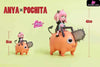 Spy x Family Anya Forger & Pochita Resin Statue - Moe Heart Studio [Pre-Order]