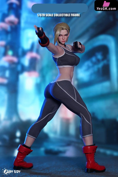 Street Fighter 1/6 Fighting Female Warrior Cammy White P027 Action Figure - PLAY TOY Studio [Pre-Order Closed] Street