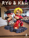 Street Fighter Ryu & Ken Chibi Statue - NINETY SEVEN Studio [In-Stock] Street Fighter