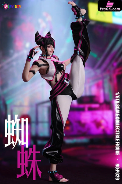 Street Fighter Spider-Woman Agent 6 No:P029 Han Juri 1/6 Action Figure - PLAY TOY [Pre-Order] Street Fighter
