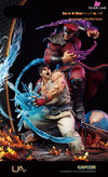 Street Fighter V Ryu Vs M.bison (Licensed) Resin Statue - Unique Art [Pre-Order]