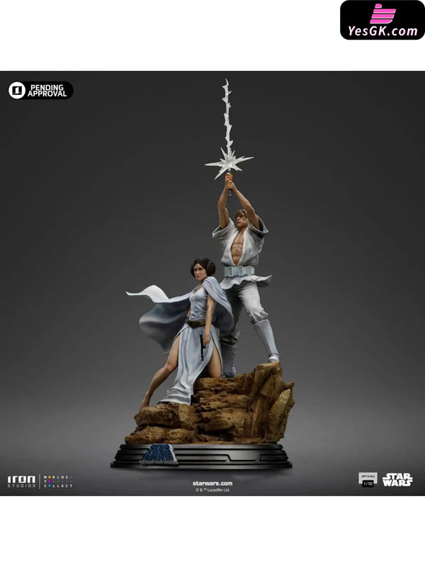 Star Wars 1/10Luke and Leia Statue LUCSWR115624-10 (Licensed) - Iron Studio [Pre-Order Closed] Star Wars