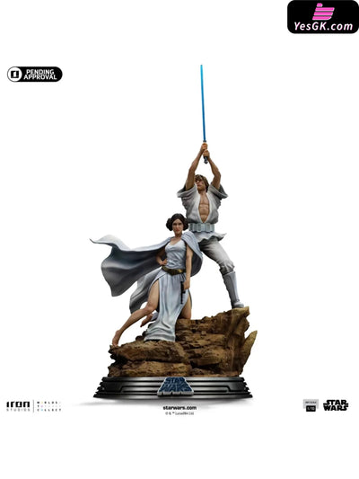 Star Wars 1/10Luke and Leia Statue LUCSWR115624-10 (Licensed) - Iron Studio [Pre-Order Closed] Star Wars