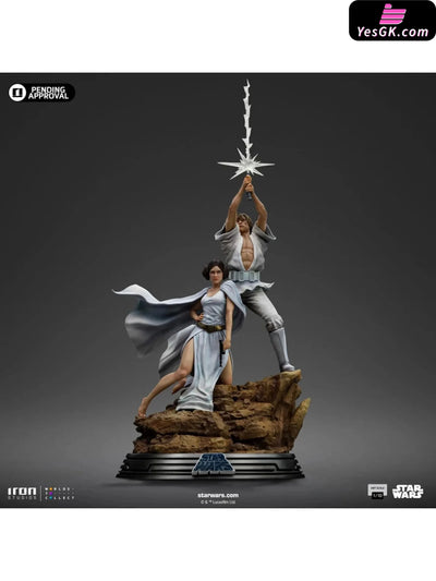 Star Wars 1/10Luke and Leia Statue LUCSWR115624-10 (Licensed) - Iron Studio [Pre-Order Closed] Star Wars