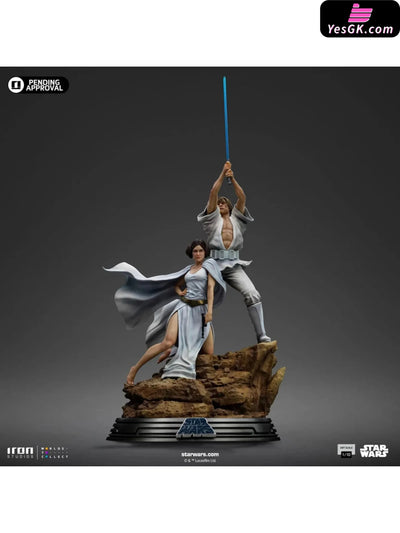 Star Wars 1/10Luke and Leia Statue LUCSWR115624-10 (Licensed) - Iron Studio [Pre-Order Closed] Star Wars