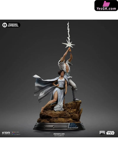 Star Wars 1/10Luke and Leia Statue LUCSWR115624-10 (Licensed) - Iron Studio [Pre-Order Closed] Star Wars