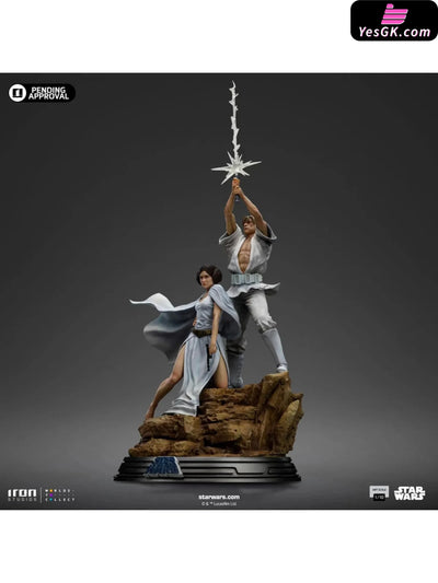 Star Wars 1/10Luke and Leia Statue LUCSWR115624-10 (Licensed) - Iron Studio [Pre-Order Closed] Star Wars