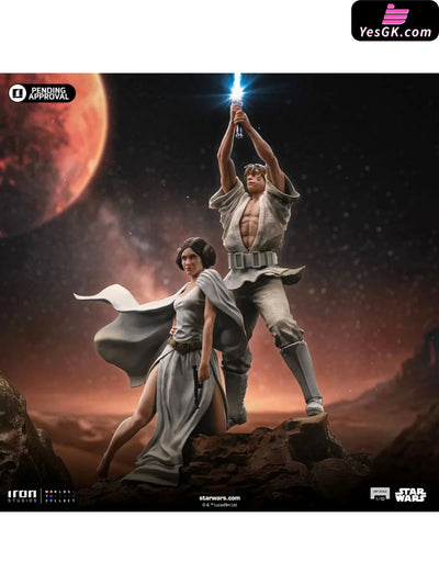Star Wars 1/10Luke and Leia Statue LUCSWR115624-10 (Licensed) - Iron Studio [Pre-Order Closed] Full Payment Star Wars