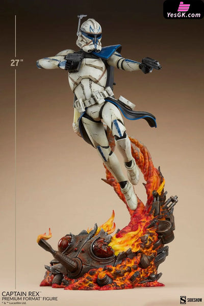 Star Wars Captain Rex Premium Format Figure By Sideshow Collectibles (Licensed) - Sideshow Studio