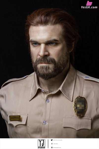 Stranger Things Hopper 1/1 Bust Resin Statue - Yj Studio [Pre-Order] Others