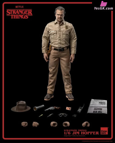 Stranger Things Jim Hopper Statue - Threezero Studio [Pre - Order] Others