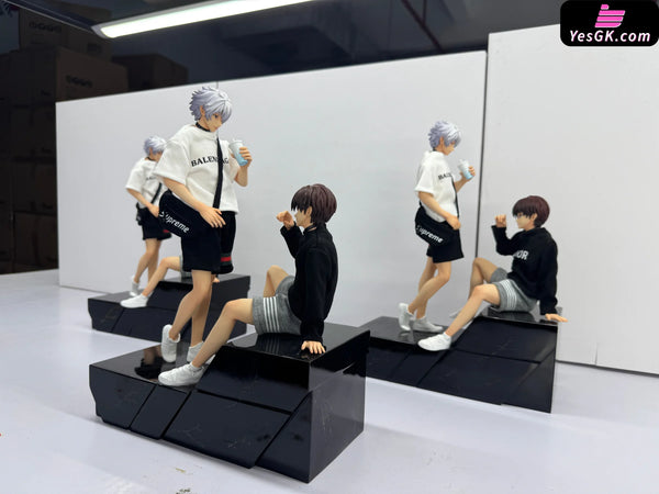 EVA Street fashion series Kaworu Nagisa Shinji Ikari Statue - Rainbow Studio [In-Stock] EVA