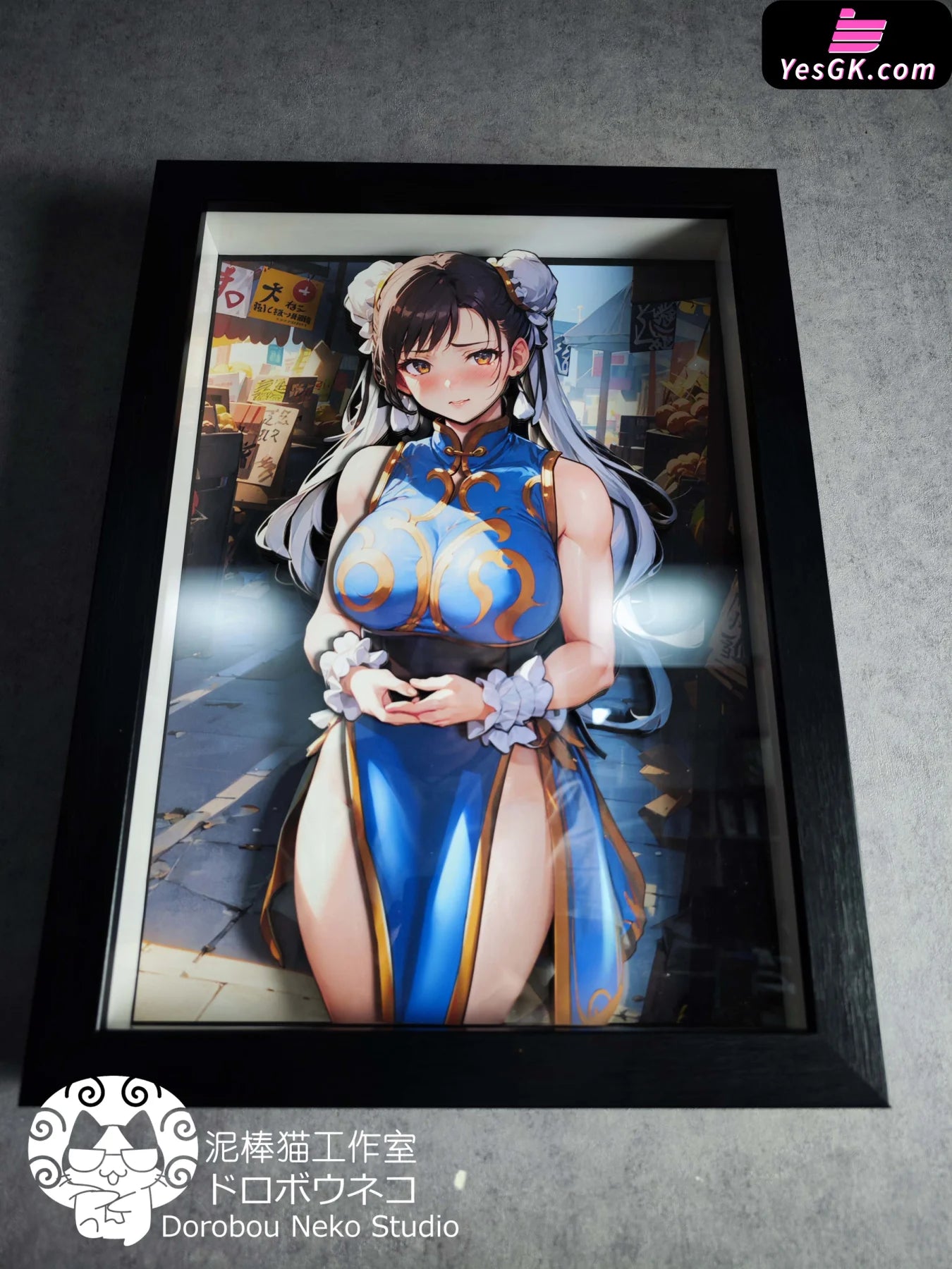 Street Fighter Chun-Li Detachable 3D Poster Statue - Dorobou Neko Studio [Pre-Order] Other Animes