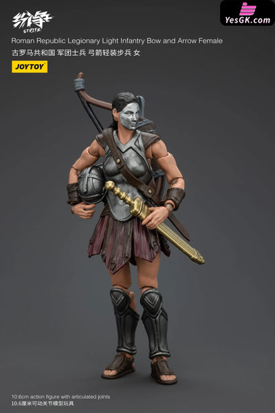 Strife Roman Republic Legionary Light Infantry Sword And Shield / Bow Arrow Female Jt00034 Jt00041
