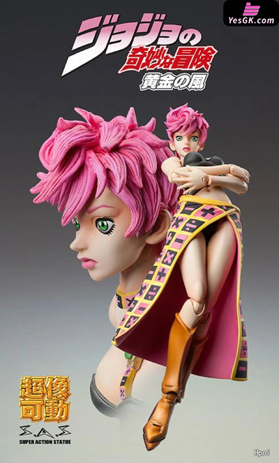 Super Action Statue JOJO Part 5 Trish Una Black Ver. (Licensed) - MEDICOS-E Studio [Pre-Order] JOJO