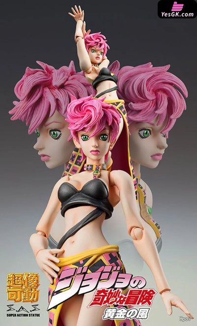 Super Action Statue JOJO Part 5 Trish Una Black Ver. (Licensed) - MEDICOS-E Studio [Pre-Order] JOJO
