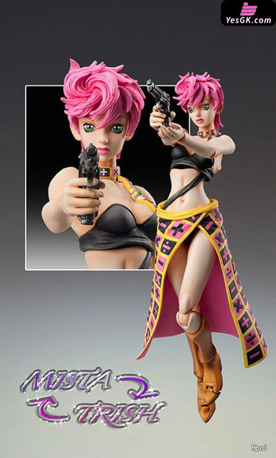 Super Action Statue JOJO Part 5 Trish Una Black Ver. (Licensed) - MEDICOS-E Studio [Pre-Order] JOJO