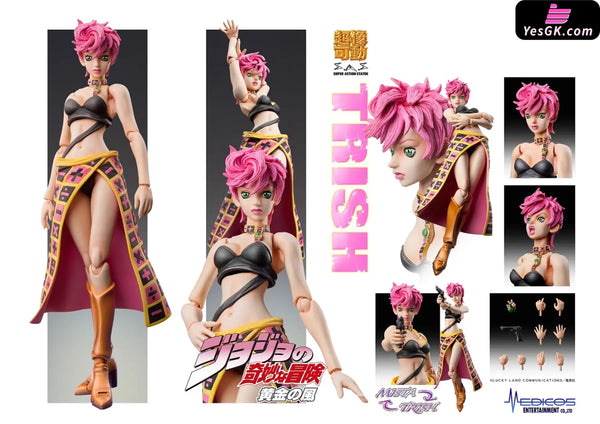Super Action Statue JOJO Part 5 Trish Una Black Ver. (Licensed) - MEDICOS-E Studio [Pre-Order] JOJO