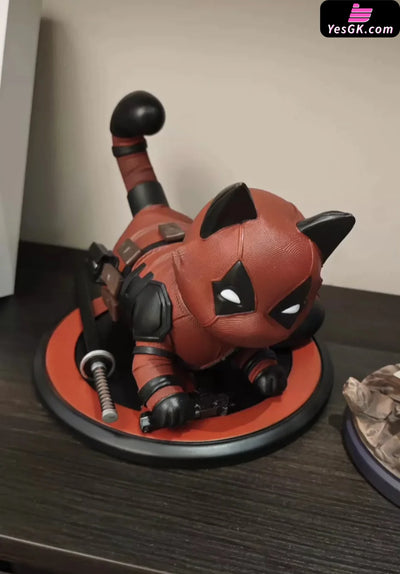 Super Hero Series Deadpool Kitty Resin Statue - Animal Universe Studio [In-Stock] Full Payment Other Animes