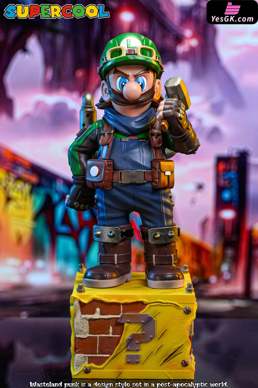 Super Mario Cyber Steam Punk Wasteland Luigi Statue - Supercool Studio [Pre-Order] Deposit Nintendo