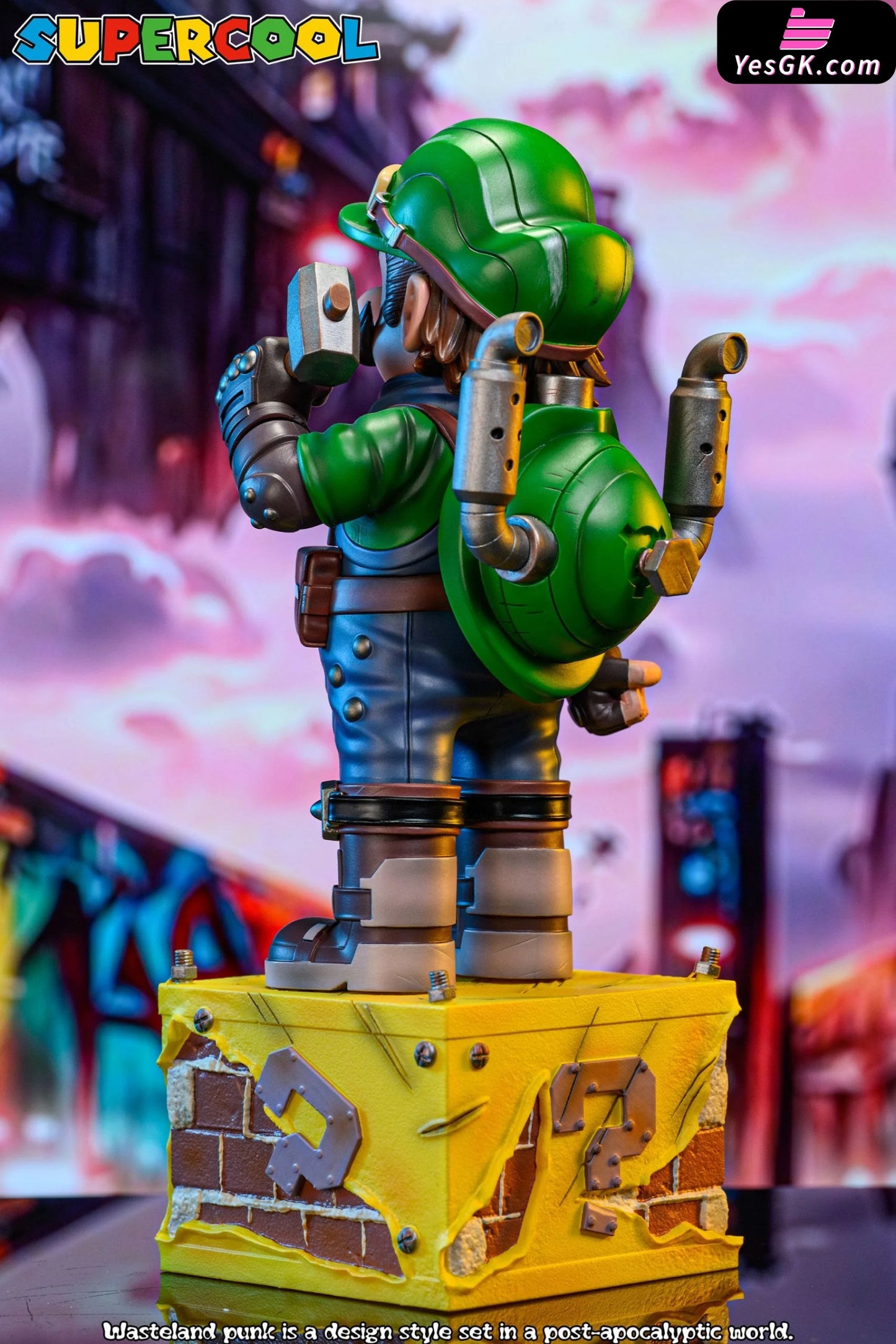 Super Mario Cyber Steam Punk Wasteland Luigi Statue - Supercool Studio [Pre-Order] Nintendo Games