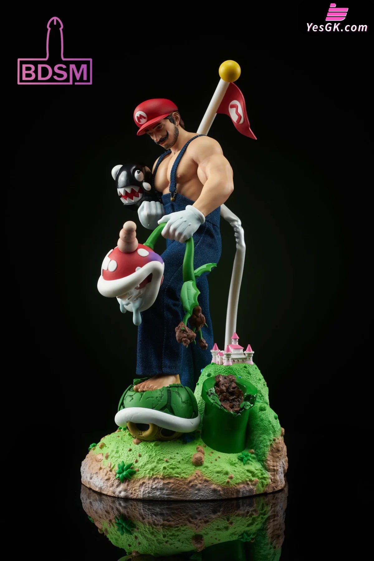 Super Mario The Daily Life Of A Plumber Resin Statue - Bdsm Studio [Pre-Order]