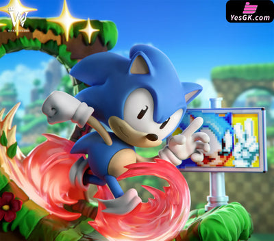 Super Sonic Speed Sonic Statue - Wake Studio [Pre-Order] Others