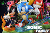 Super Sonico Sonic Family Statue - Joy Station Collectibles [Pre-Order] Others