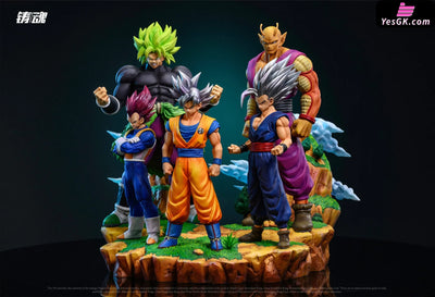 Super Warriors Of Universe 7 (Goku Vegeta Gohan Piccolo Broly) Gk Statue - Sculpting Soul Studio