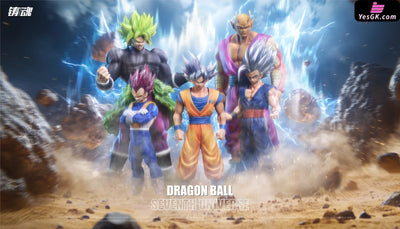 Super Warriors Of Universe 7 (Goku Vegeta Gohan Piccolo Broly) Gk Statue - Sculpting Soul Studio