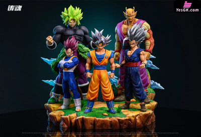 Super Warriors Of Universe 7 (Goku Vegeta Gohan Piccolo Broly) Gk Statue - Sculpting Soul Studio