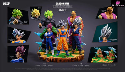 Super Warriors Of Universe 7 (Goku Vegeta Gohan Piccolo Broly) Gk Statue - Sculpting Soul Studio