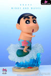 Surfing Shinchan Resin Statue - Roshan Studio [In Stock]