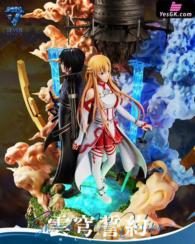 Sword Art Online Kirito & Asuna Statue - Seven Studio