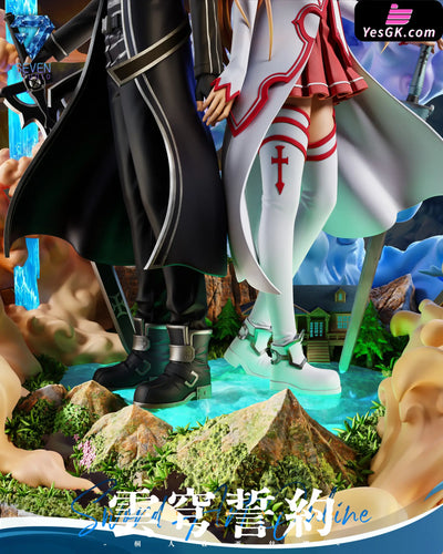 Sword Art Online Kirito & Asuna Statue - Seven Studio
