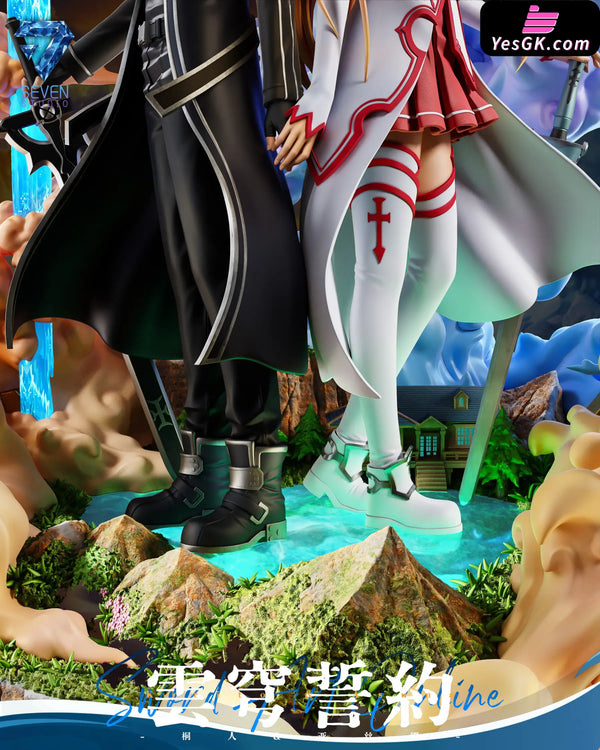 Sword Art Online Kirito & Asuna Statue - Seven Studio