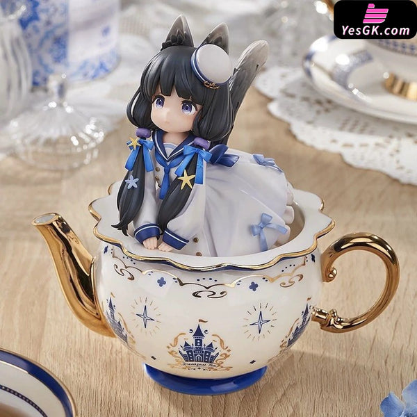 Tea Party Cat Series Li Hua Cat & British Shorthair Cat & Cow Cat Figure - RIBOSE [In-Stock] - Full Payment / Cow Cat