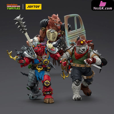 Teenage Mutant Ninja Turtles Dirtbag & Groundchuck & Rahzar JT01505 JT01512 JT01529 (Licensed) Action Figure - JOYTOY