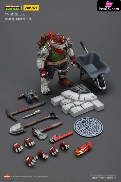 Teenage Mutant Ninja Turtles Dirtbag & Groundchuck & Rahzar JT01505 JT01512 JT01529 (Licensed) Action Figure - JOYTOY