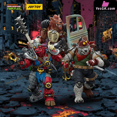 Teenage Mutant Ninja Turtles Dirtbag & Groundchuck & Rahzar JT01505 JT01512 JT01529 (Licensed) Action Figure - JOYTOY