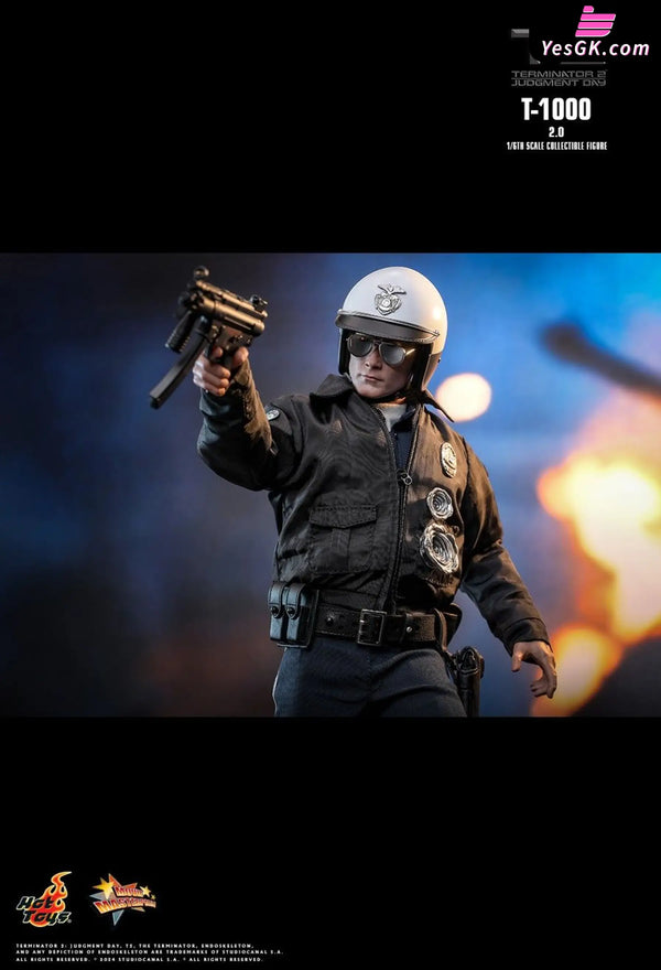 Terminator 2: Judgment Day T-1000 (2.0) 1/6Th Scale Collectible Figure Mms774 - Hottoys Studio