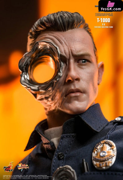 Terminator 2: Judgment Day T-1000 (2.0) 1/6Th Scale Collectible Figure Mms774 - Hottoys Studio