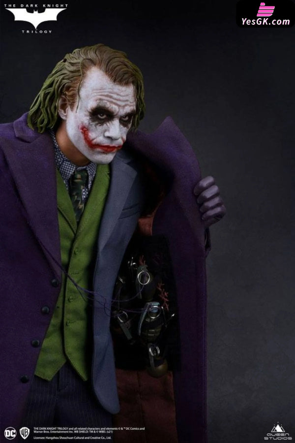 The Dark Knight Joker 1/4 Scale Licensed Statue - Queen Studio [In-Stock] - DC Comics