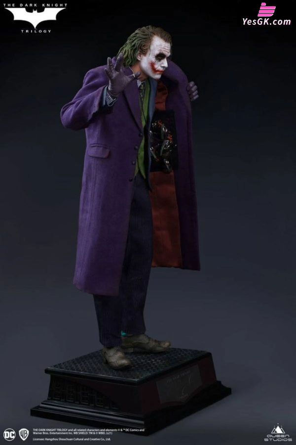 The Dark Knight Joker 1/4 Scale Licensed Statue - Queen Studio [In-Stock] - DC Comics